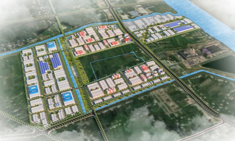 Phối cảnh Khu công nghiệp Sông Hậu 2 Cần Thơ