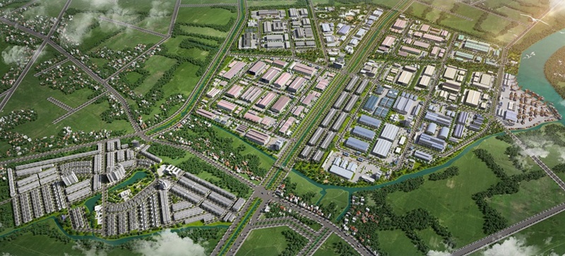 Phối cảnh Khu công nghiệp Trần Anh Tân Phú