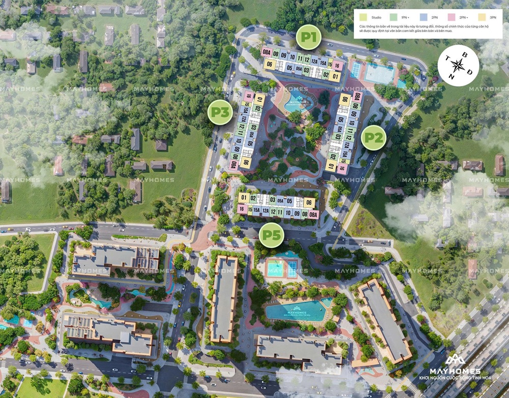 Phối cảnh The Parkland Imperia Ocean City