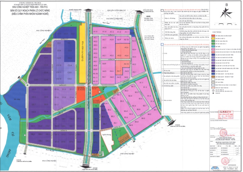 Quy hoạch KHU CÔNG NGHIỆP TRẦN ANH TÂN PHÚ – TÂY NINH