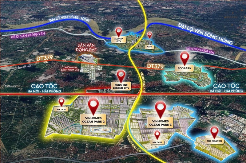 Vị trí Chung cư Alumi Tổ hợp căn hộ Compound resort khu đô thị Alluvia City của Xuân Cầu Holdings