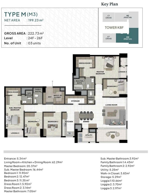 Penthouse K8 The Prime Starlake Khu đô thị Tây Hồ Tây, Hà Nội trả theo tiến độ, quý 22027 nhận nhà.