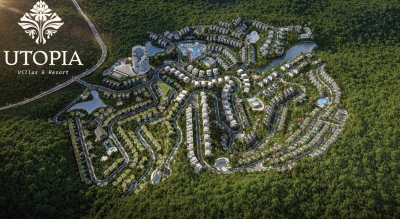 Utopia Villas Resort là một tổ hợp nghỉ dưỡng – biệt thự sinh thái – chăm sóc sức khỏe