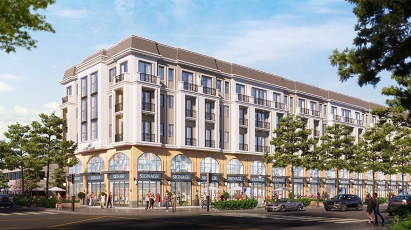 Phối cảnh sản phẩm nhà liền kề Hưng Ngân Riverside