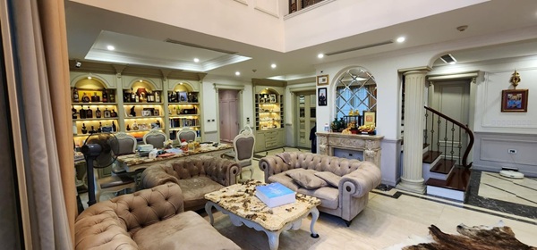 Phòng tiếp khách Duplex 2 tầng Mandarin Garden Trung Hòa Nhân Chính Thanh Xuân