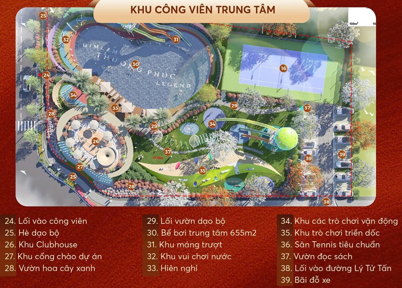 Tiện ích KĐT Him Lam Thượng phúc Legend