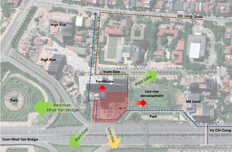 Vị trí The Reflection West Lake