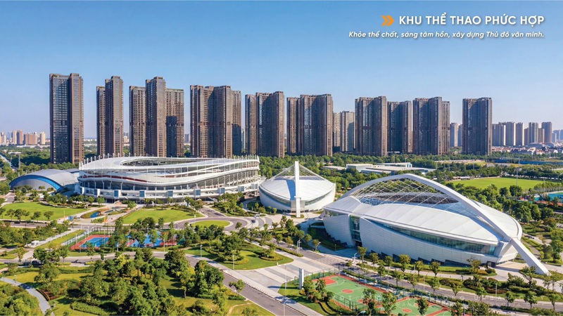 Khu thể thao phức hợp Dự án khu đô thị Bắc Thăng Long Urban City Đông Anh