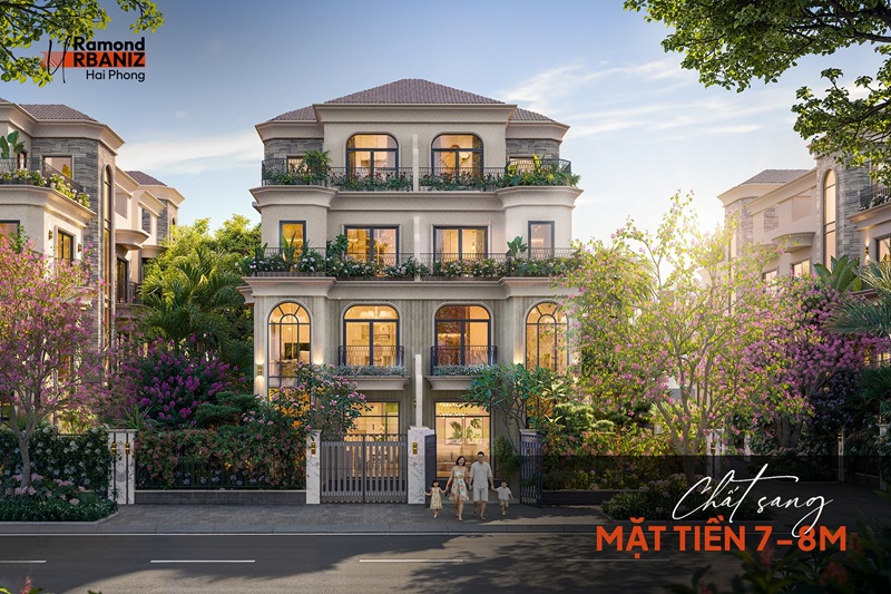 Biệt thự đơn lập Ramond Urbaniz Hai Phong