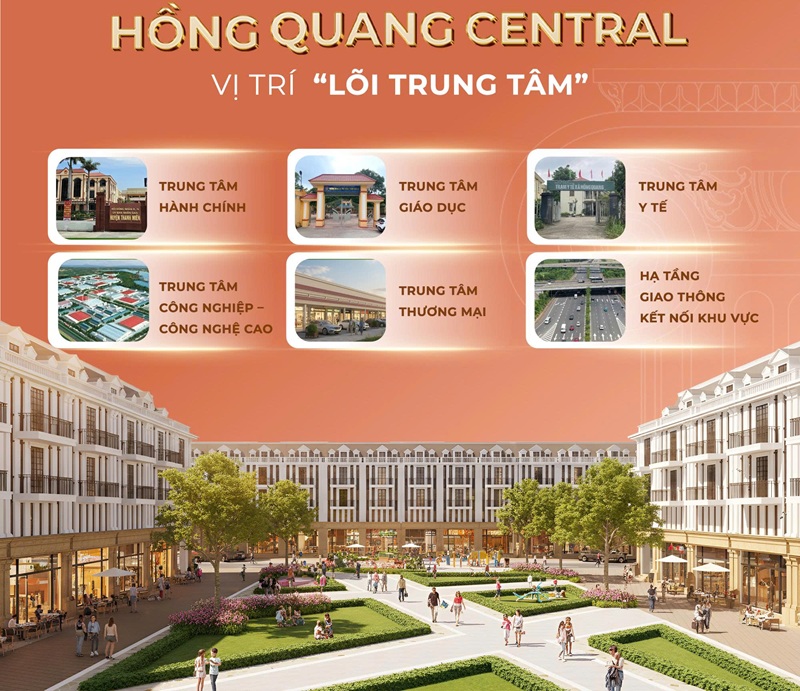 Dự án Hồng Quang Central; Hồng Quang, Bắc Thanh Miện – Hải Phòng.