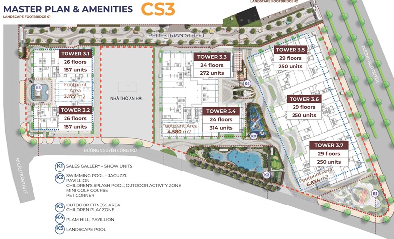 Mặt bằng Capital Square Đà Nẵng