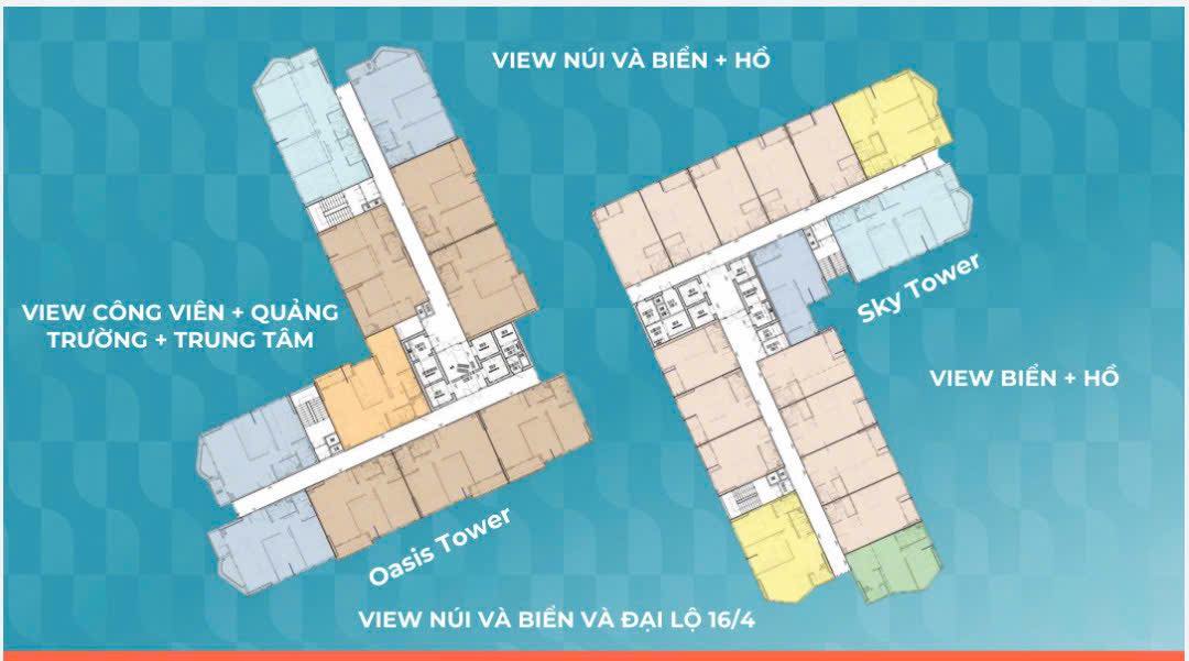 Mặt bằng Hacom Tower Khánh Hòa