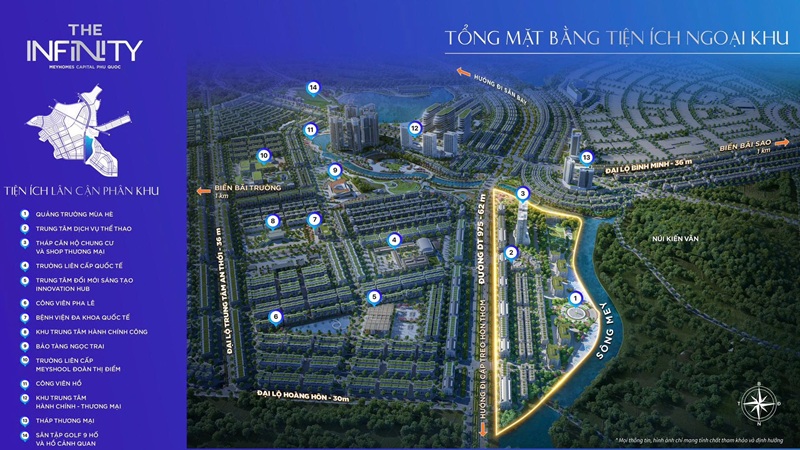 Mặt bằng The Infinity Meyhomes Capital Phú Quốc