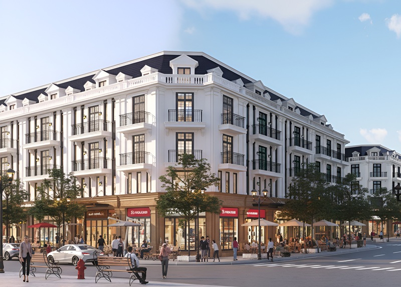 Nhà phố kinh doanh shophouse Hồng Quang Central; Hồng Quang, Bắc Thanh Miện – Hải Phòng.