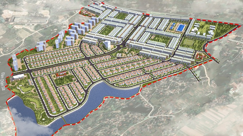 Phối cảnh dự án Đất Việt Green Park Phú Thọ