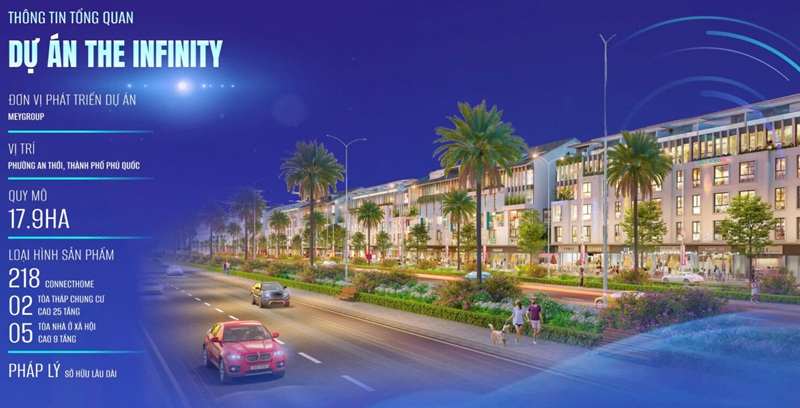 Quy mô The Infinity Meyhomes Capital Phú Quốc