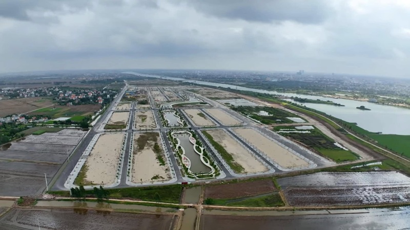 Tiến độ Licogi 18 Riverside dự án khu đô thị bắc Cầu Hàn Hải Phòng