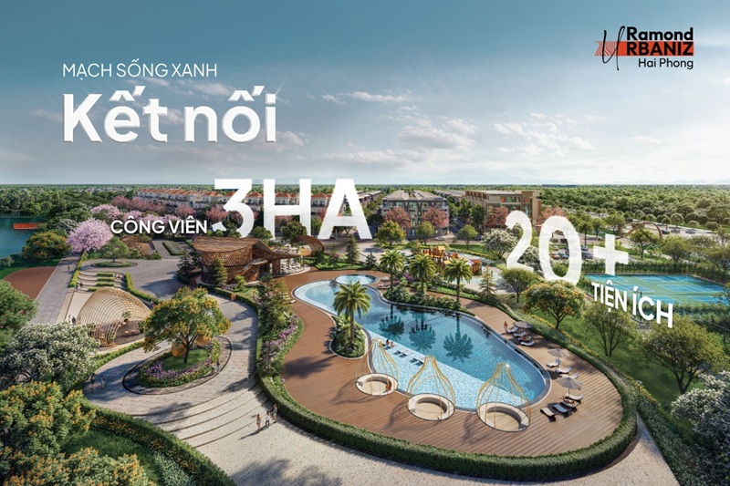 Tiện ích Khu đô thị Ramond Urbaniz Hai Phong