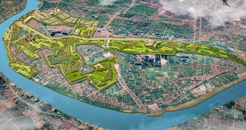 Khu phức hợp đô thị du lịch sinh thái, sân golf Khoái Châu.