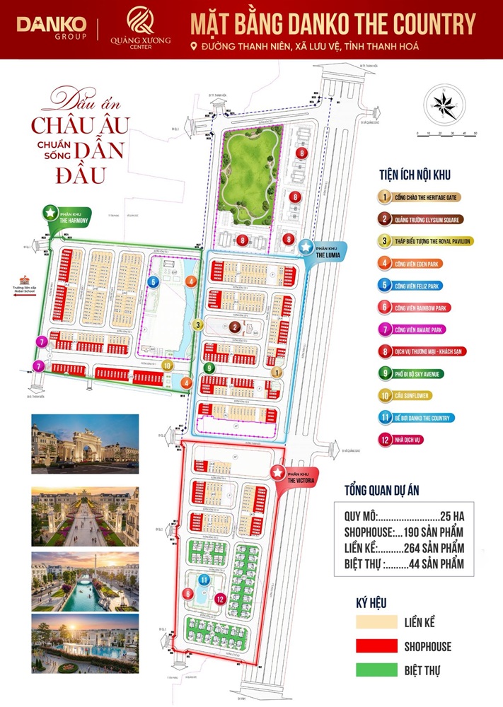 Mặt bằng Danko The Country