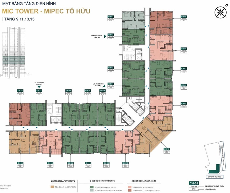 Mặt bằng căn hộ chung cư Iconia Lakeside