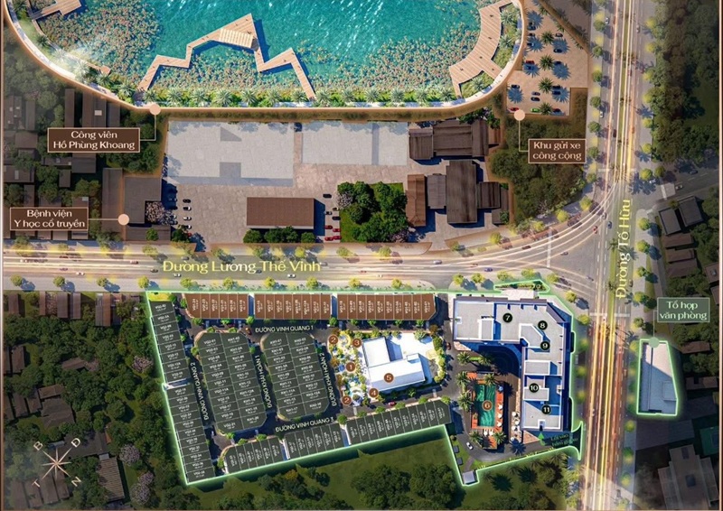 Mặt bằng dự án Iconia Lakeside