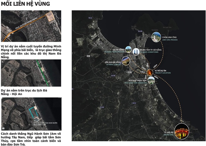 Vị trí Chuyển nhượng The Song Danang Beach Villas