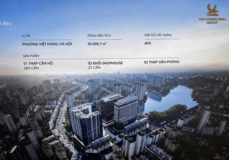 Dự án D’Diamant Bleu Tân Hoàng Minh Việt Hưng Long Biên Hà Nội mở bán
