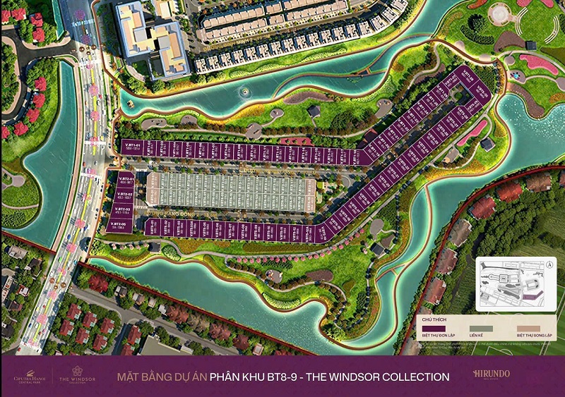 Biệt thự BT8, BT9 The Windsor Collection Ciputra Tây Hồ Tây