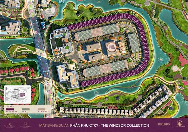 Biệt thự phân khu CT7 The Windsor Collection Ciputra Tây Hồ Tây
