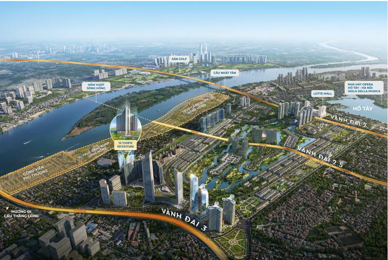Căn hộ Sunshine River Park Ciputra Tây Hồ Tây giá rẻ