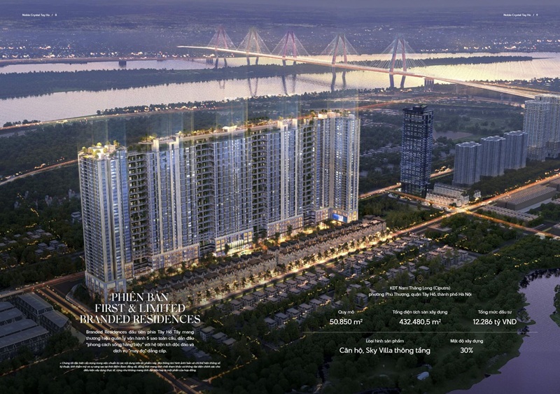 Noble Crystal River Tây Hồ giá gốc