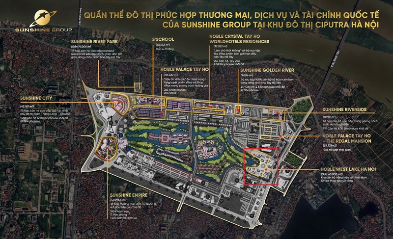 Vị trí Noble West Lake Ha Noi