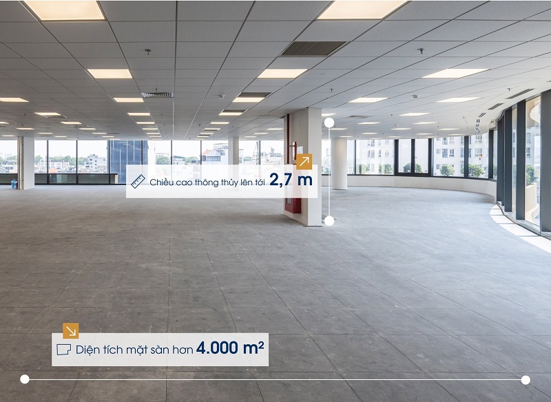 Cho thuê mặt bằng văn phòng The Office Tiến Bộ Plaza 175 Nguyễn Thái Học