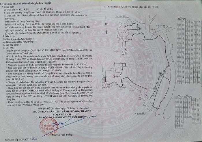 Chuyển nhượng Dự Án Song Đạt, Phường Long Phước, Quận 9, HCM
