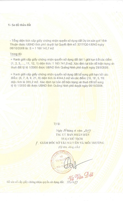 Chuyển nhượng Sân Golf 18 hố biển Trà Cổ - Móng Cái