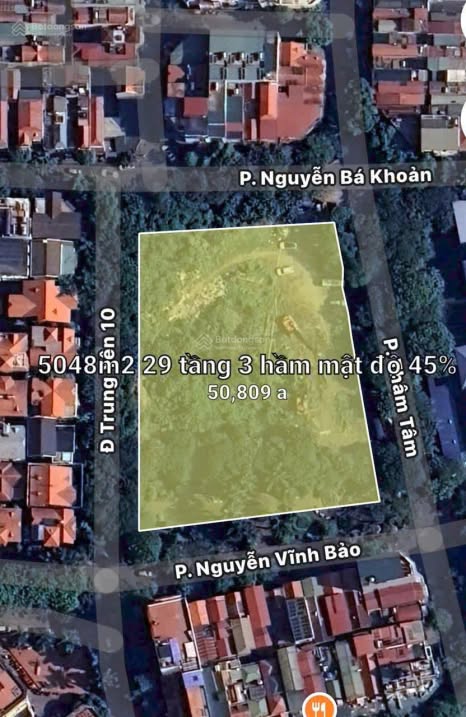 Chuyển nhượng lô đất phố Trung Yên Cầu Giấy