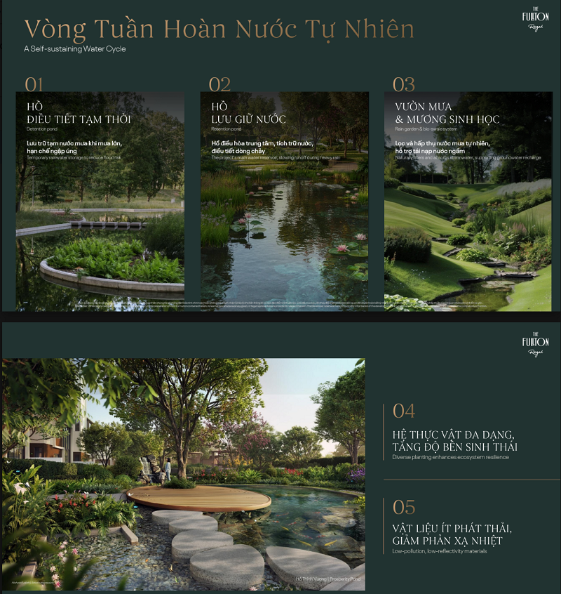 Công viên The Fullton CapitaLand Development Vinhomes Ocean Park 3