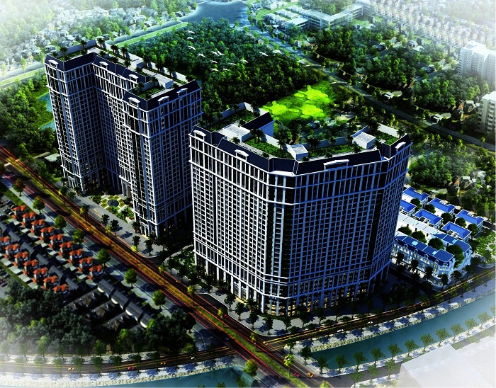 Khu văn phòng thương mại và nhà ở Hoàng Mai Hà Nội