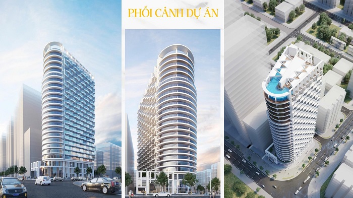 Phối cảnh Khu khách sạn – Condotel và dân cư Saphia, phường Khuê Mỹ, quận Ngũ Hành Sơn, TP. Đà Nẵng