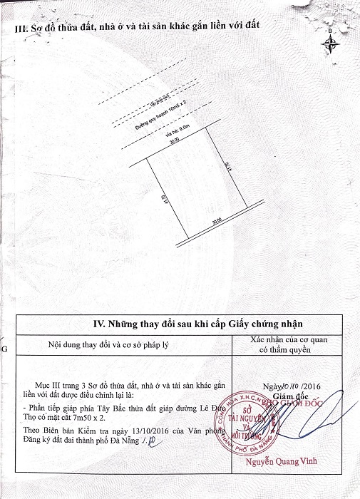 Sổ đỏ Cần chuyển nhượng dự án Căn Hộ Du Lịch Summit Lê Đức Thọ tại Đà Nẵng