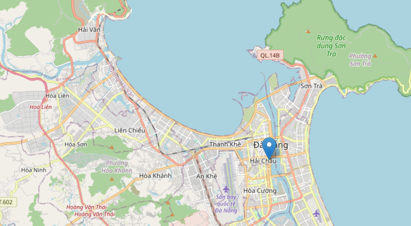 Vị trí M Riverside Danang
