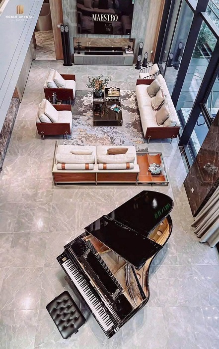 phòng khách Penthouse Sunhine Golden River Ciputra Tây Hồ Tây