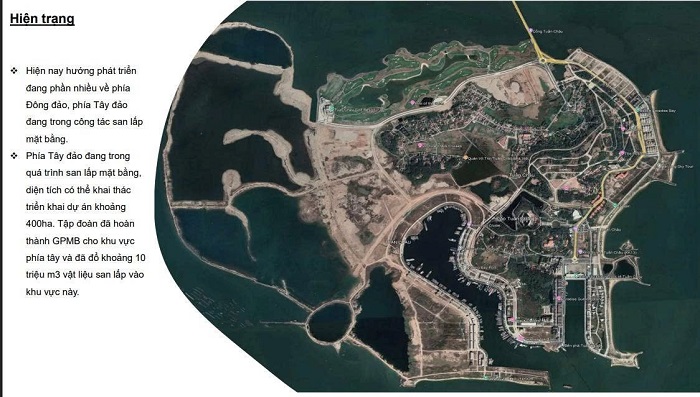 Hiện trạng Chuyển nhượng dự án Đảo Tuần Châu Marina