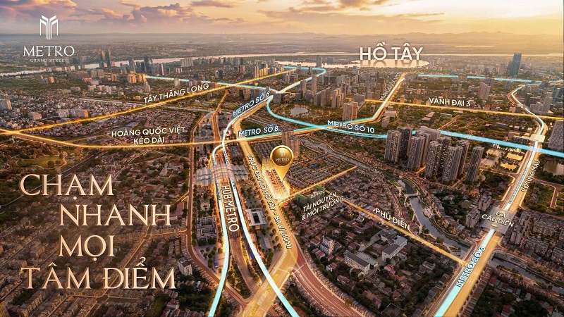 Metro Grand Street mở bán 41 Signature Commercial Villas.