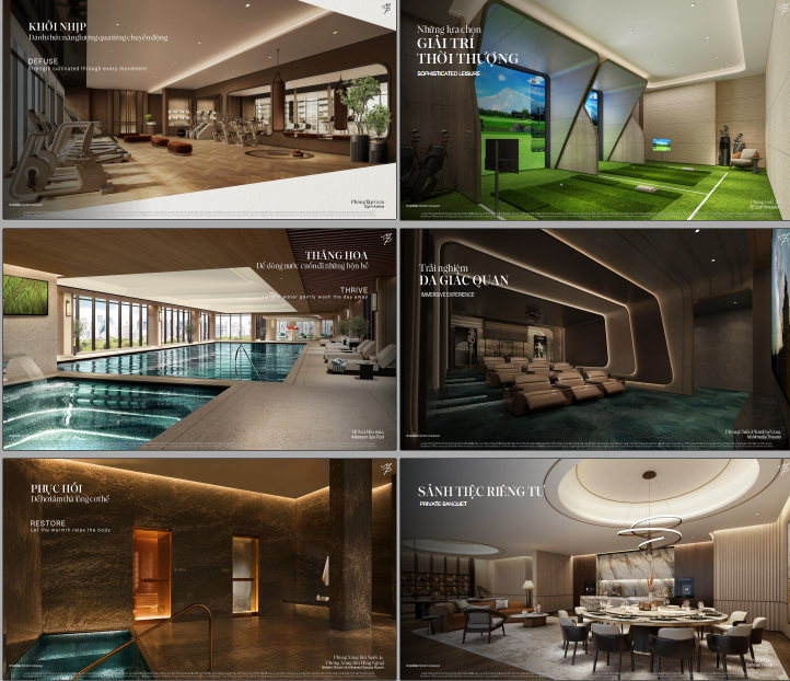 Tiện ích đa dạng Maison Privée Ciputra Tây Hồ Hà Nội