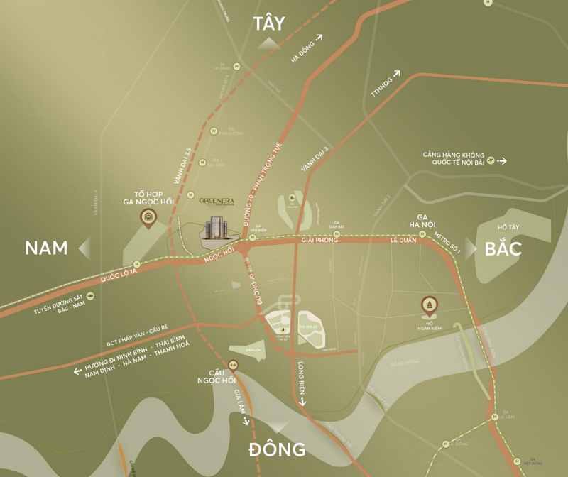 Vị trí Greenera Southmark Tân Hoàng Minh Ngọc Hồi Thanh Trì Hà Nội giá cắt lỗ, giá rẻ
