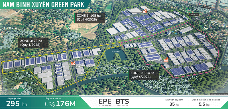 Mua bán cho thuê Nam Bình Xuyên Green Park