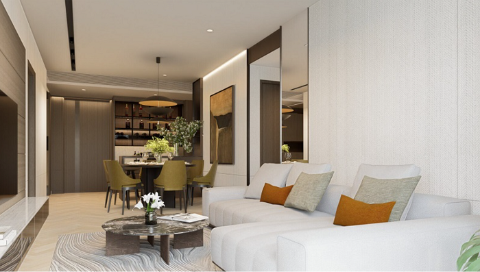 Nội thất bàn giao Mandarin Garden Yên Sở Hòa Phát