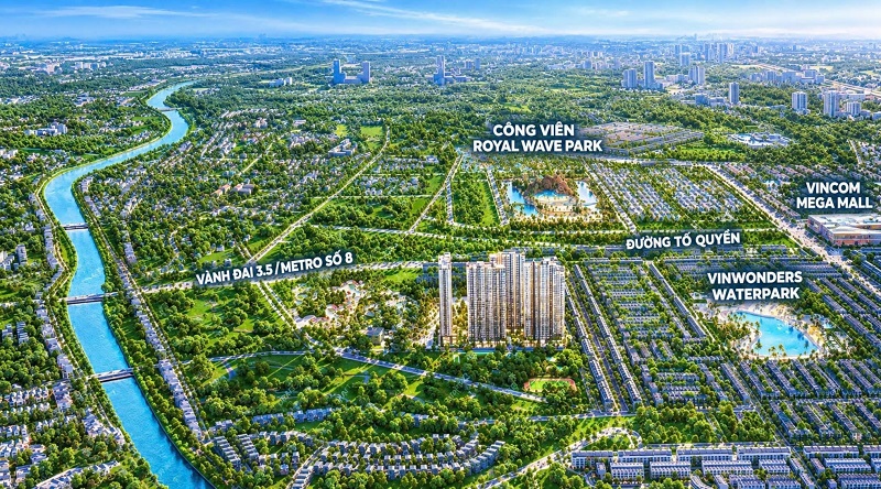 The CityOn là khu căn hộ tại Vinhomes Ocean Park 3